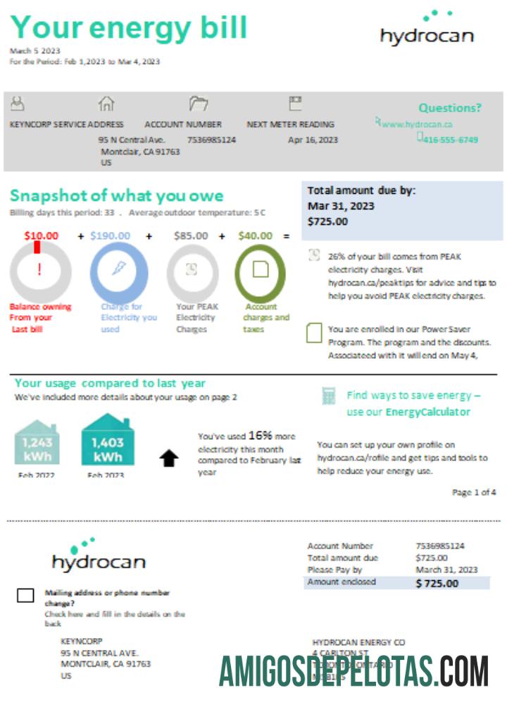 Projeto de Lei de Negócios de Eletricidade Hydrocan de Ontário, SCR modelo
